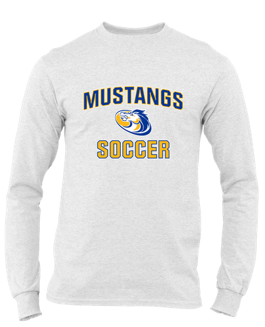 Sahuarita Mustangs Soccer #1 Men's LS T-Shirt