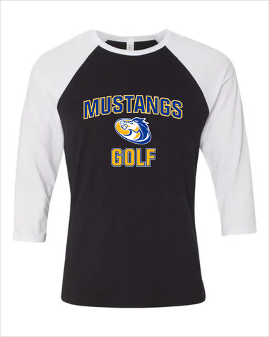 Sahuarita Mustangs Golf Men's Baseball T-Shirt