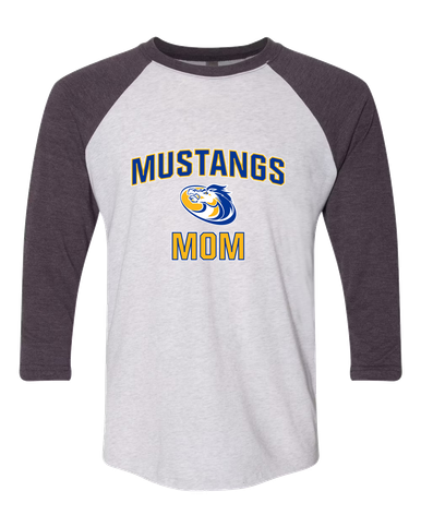 Sahuarita Mustangs Mom Women's Baseball T-Shirt
