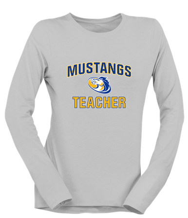 Sahuarita Mustangs Teacher Women's LS T-Shirt