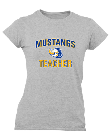 Sahuarita Mustangs Teacher Women's Premium SS T-Shirt