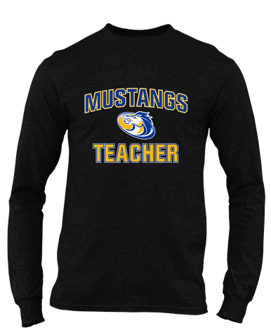 Sahuarita Mustangs Teacher Men's Premium LS T-Shirt