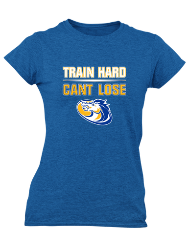 Sahuarita Mustangs Train Hard, Can't Lose Women's SS T-Shirt