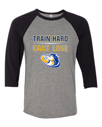 Sahuarita Mustangs Train Hard, Can't Lose Women's Baseball T-Shirt