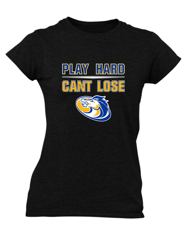 Sahuarita Mustangs Play Hard, Can't Lose Women's Premium SS T-Shirt