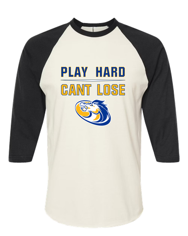 Sahuarita Mustangs Play Hard, Can't Lose Women's Baseball T-Shirt