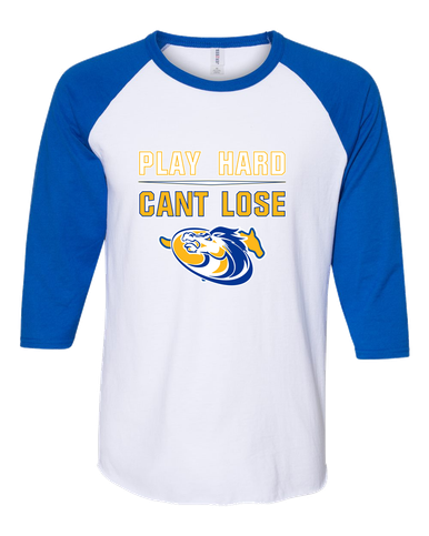 Sahuarita Mustangs Play Hard, Can't Lose Men's Baseball T-Shirt