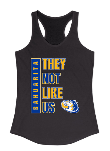 Sahuarita Mustangs They Not Like Us #1 Women's Tank Top