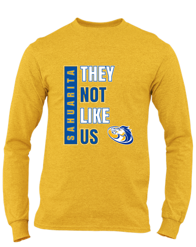 Sahuarita Mustangs They Not Like Us #1 Men's LS T-Shirt