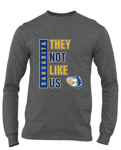 Sahuarita Mustangs They Not Like Us #1 Men's Premium LS T-Shirt