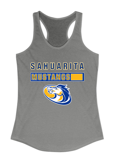Sahuarita Mustangs Mascot #7 Women's Tank Top