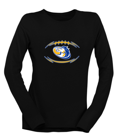 Sahuarita Mustangs Football #3 Women's LS T-Shirt