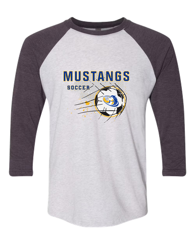 Sahuarita Mustangs Soccer #2 Women's Baseball T-Shirt