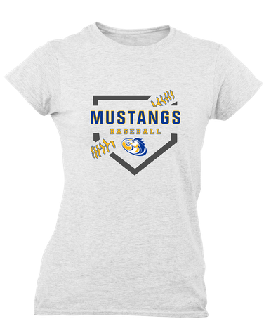 Sahuarita Mustangs Baseball #2 Women's Premium SS T-Shirt