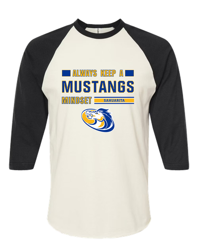 Sahuarita Mustangs Mindset Women's Baseball T-Shirt