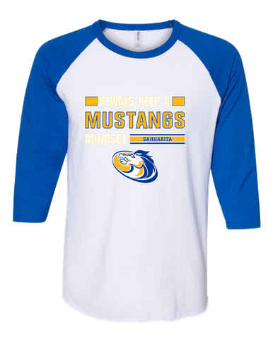 Sahuarita Mustangs Mindset Men's Baseball T-Shirt