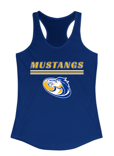Sahuarita Mustangs Mascot #8 Women's Tank Top