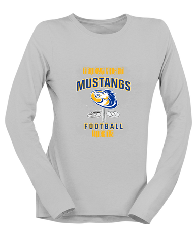 Sahuarita Mustangs Football #6 Women's LS T-Shirt