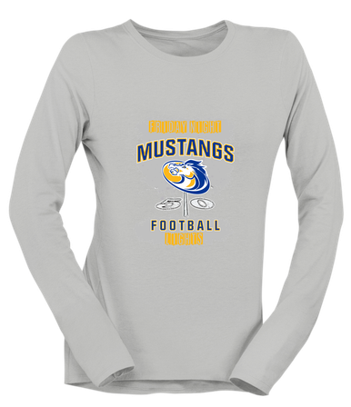 Sahuarita Mustangs Football #6 Women's Premium LS T-Shirt