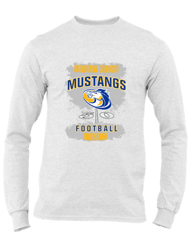 Sahuarita Mustangs Football #6 Men's Premium LS T-Shirt
