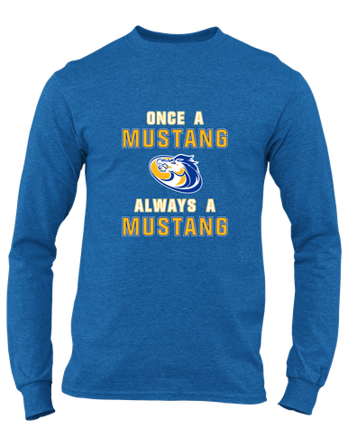 Sahuarita Mustangs Once A Men's Premium LS T-Shirt