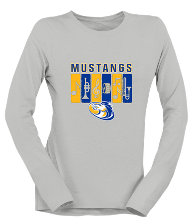 Sahuarita Mustangs Band # 2 Women's Premium LS T-Shirt