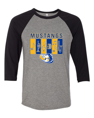 Sahuarita Mustangs Band # 2 Women's Baseball T-Shirt