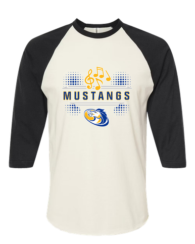 Sahuarita Mustangs Band # 3 Women's Baseball T-Shirt