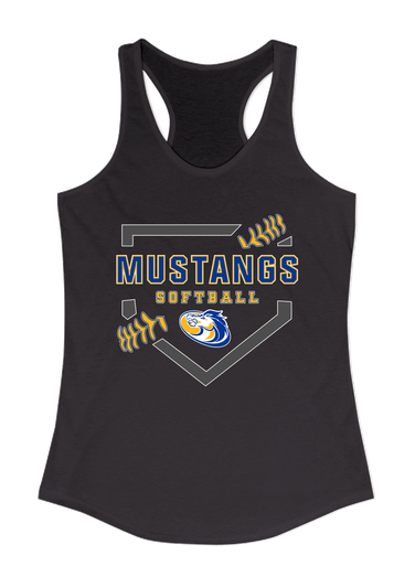 Sahuarita Mustangs Softball #2 Women's Tank Top