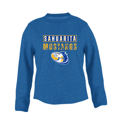 Sahuarita Mustangs Mascot #9 Women's Sweatshirt