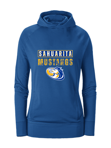 Sahuarita Mustangs Mascot #9 Women's Hoodie
