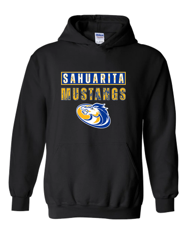 Sahuarita Mustangs Mascot #9 Men's Hoodie