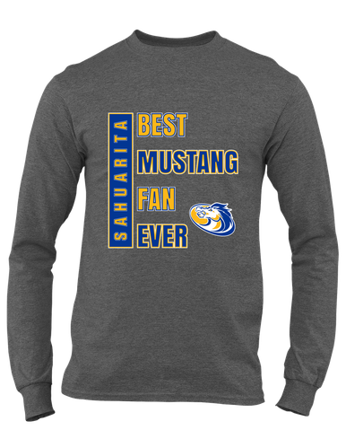 Sahuarita Mustangs Best Mustang Fan Men's LS T-Shirt