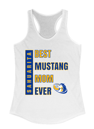 Sahuarita Mustangs Best Mustang Mom Women's Tank Top