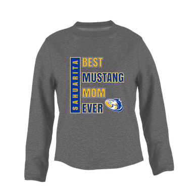 Sahuarita Mustangs Best Mustang Mom Women's Sweatshirt