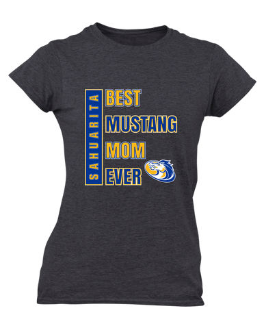 Sahuarita Mustangs Best Mustang Mom Women's Premium SS T-Shirt