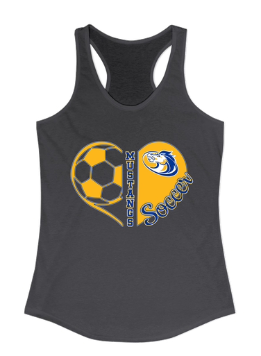 Sahuarita Mustangs Heart Soccer Women's Tank Top