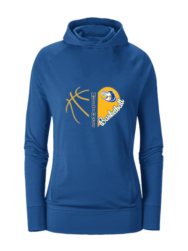 Sahuarita Mustangs Heart Basketball Women's Hoodie