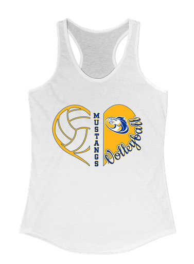 Sahuarita Mustangs Heart Volleyball Women's Tank Top