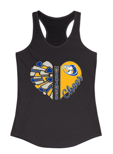 Sahuarita Mustangs Heart Cheer Women's Tank Top
