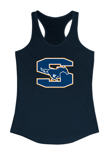 Sachse Mustangs Mascot #1 Women's Tank Top