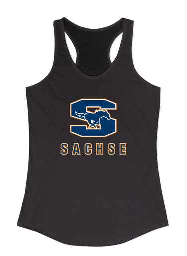 Sachse Mustangs Mascot #2 Women's Tank Top