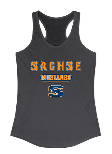 Sachse Mustangs Mascot #3 Women's Tank Top