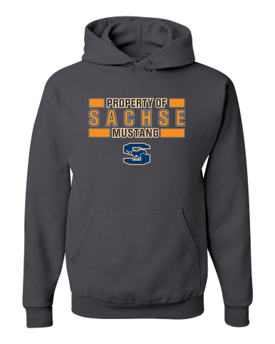 Sachse Mustangs Property Of Men's Premium Hoodie