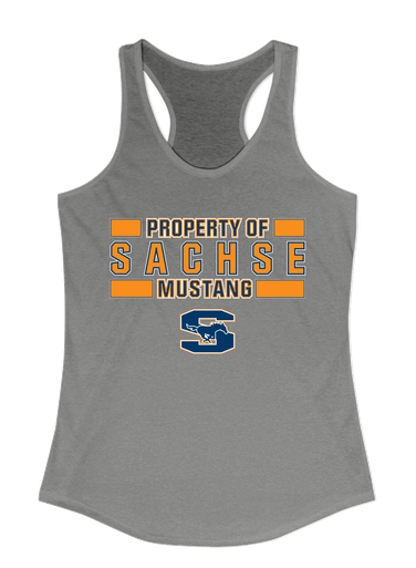 Sachse Mustangs Property Of Women's Tank Top