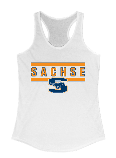 Sachse Mustangs Mascot #4 Women's Tank Top