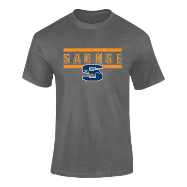Sachse Mustangs Mascot #4 Men's SS T-Shirt