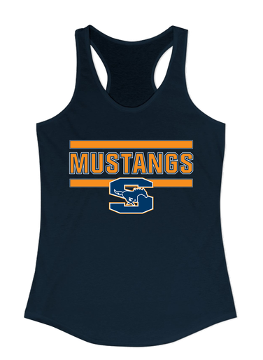 Sachse Mustangs Mascot #5 Women's Tank Top