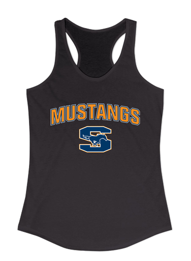 Sachse Mustangs Mascot #6 Women's Tank Top