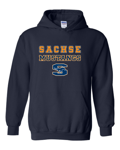 Sachse Mustangs Spirit Men's Hoodie